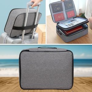 Водоустойчива Чанта за Документи и Ценности, Защитена с Парола | DOCTURO